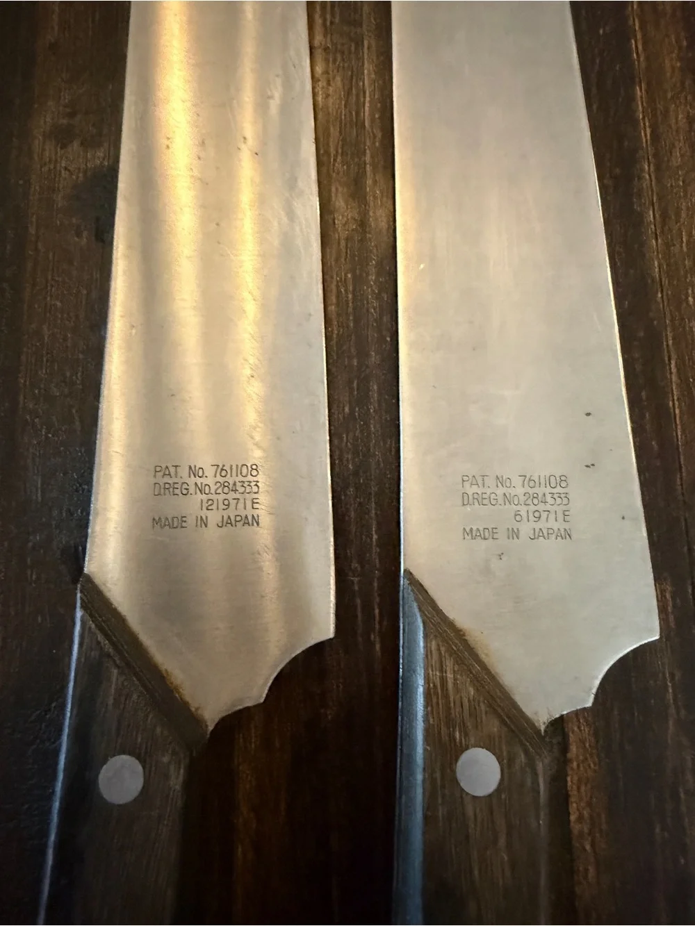 Not available MAC Japan Slicing Carving Knives Lot of 2 Pakkawood Handles